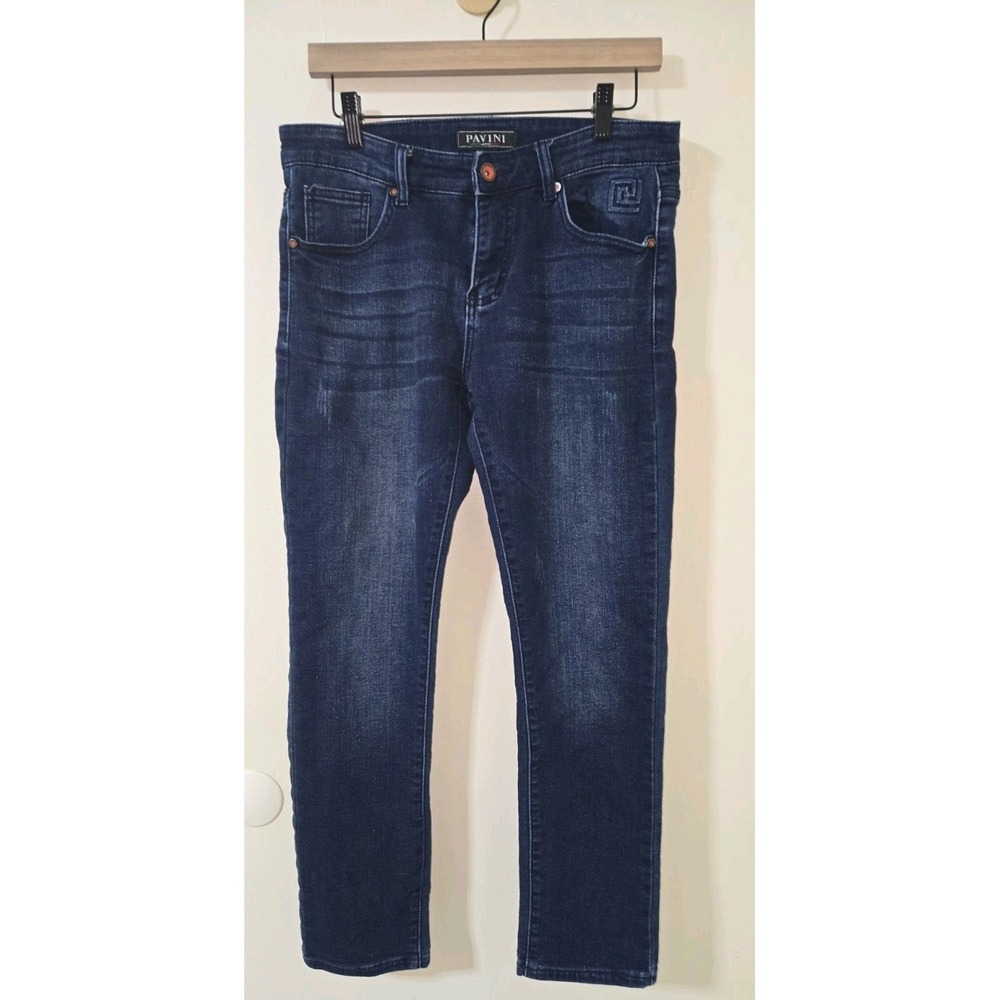 Pavini Jeans Men's Dark Wash Blue Jeans Size‎ 32x30